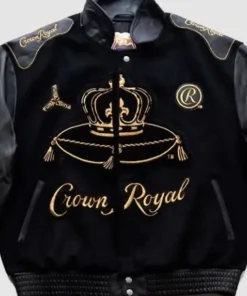 Crown Royal Purple Brand Jeff Hamilton Varsity Jacket