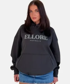 Ellore Black Hoodie