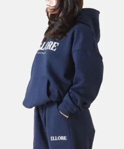 Ellore Blue Oversized Hoodie
