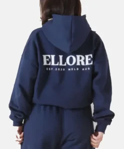 Ellore Oversized Hoodie Blue