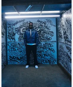 Gangs Of London The Exhibition Private View Ghetts Faux Leather Jacket