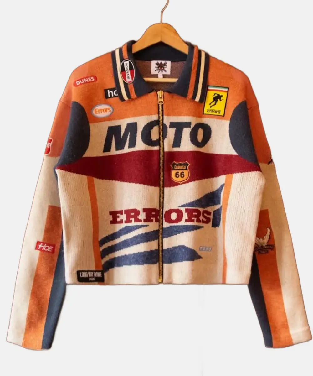 House of Errors Knitted Moto Jacket