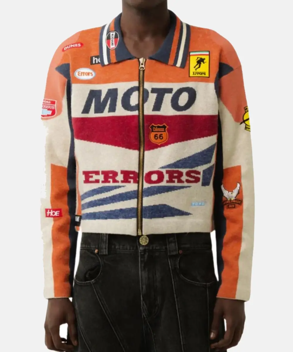 House of Errors Knitted Motorcycle Racing Jacket