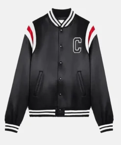Kim Tae-Hyung Celine Varsity Jacket Black