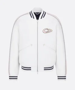 Kylian Mbappe Dior Varsity Jacket