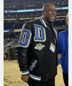 Magic Johnson Dodgers Bomber Jacket