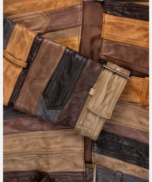 Margiela Belt Leather Jacket For Men and Women