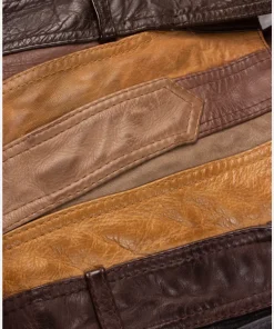 Margiela Belt Leather Jacket Men