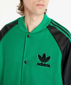 Men Adidas Sustainability Bomber Jacket Green Black