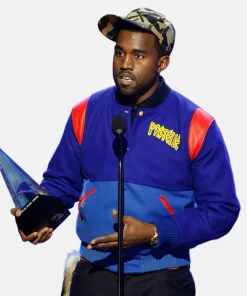 Men Kanye West Pastelle Varsity Jacket