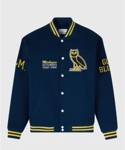 Men Michigan Wolverines Varsity Jacket
