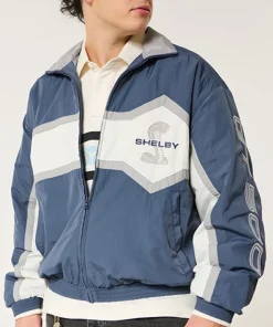 Mens Hollister Shelby Graphic Track Jacket