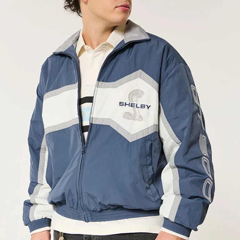 Mens Hollister Shelby Graphic Track Jacket