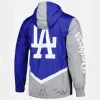Men's Los Angeles Dodgers Mitchell & Ness Royal Undeniable Full-Zip Hoodie Windbreaker Hooded Jacket