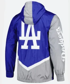 Men's Los Angeles Dodgers Mitchell & Ness Royal Undeniable Full-Zip Hoodie Windbreaker Hooded Jacket