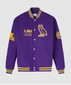 Mens OVO LSU Tigers Varsity Jacket