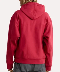 Mens Red Carhartt Loose Fit Hoodie
