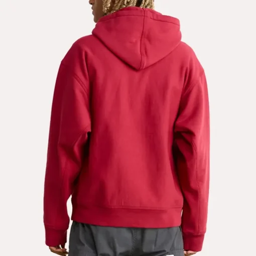 Mens Red Carhartt Loose Fit Hoodie