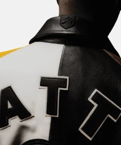 Patta x AVIREX Colour Block Leather Jacket