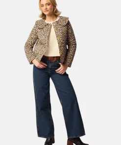 Gorgeous Brooke Leopard print Cotton Jacket