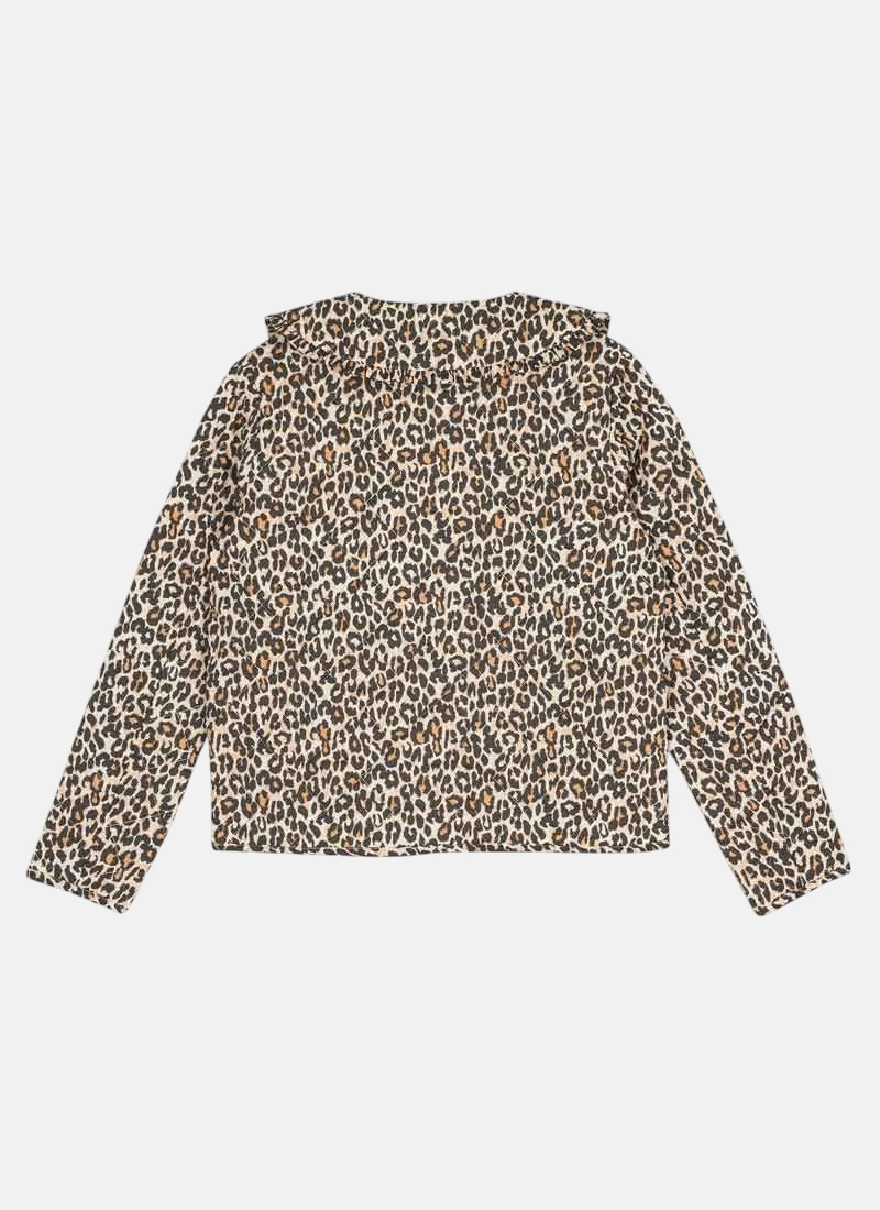 Brooke Leopard Print Cotton Jacket