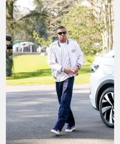 Real Madrid Kylian Mbappe Christian Dior Varsity Jacket