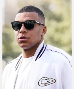 Real Madrid Superstar Kylian Mbappe Christian Dior Bomber Jacket