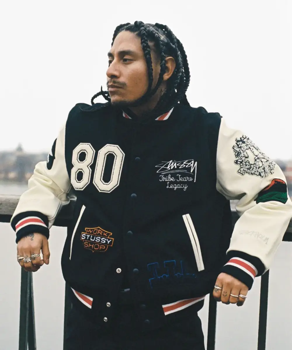 Stussy x Denim Tears X Our Legacy TTL Varsity Jacket Unisex