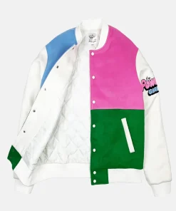 The Powerpuff Girls Minimal Varsity Jacket women