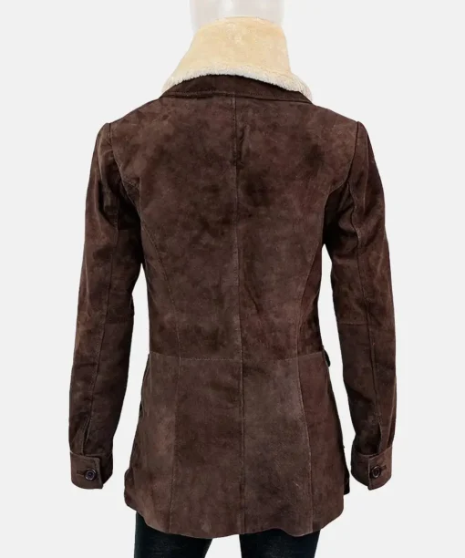 Yellowstone Beth Dutton Brown Shearling Coat