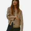 Zara Brown Faux Suede Jacket
