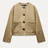 Zara Faux Suede Jacket