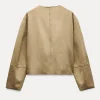 Zara Faux Suede Jacket Women