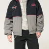 men Hollister Chevrolet Racing Track Jacket