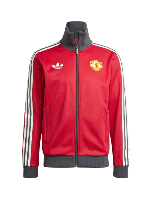 2025 adidas manchester united track jacket red