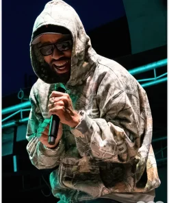 2025 Larry June's Midnight Organic Camo Hoodie