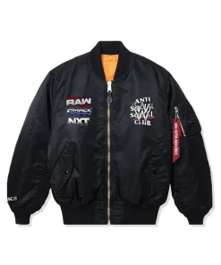 Assc x wwe venue jacket black