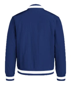 Adidas dugout coaches bomber jacket blue