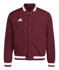 Adidas dugout coaches jacket maroon