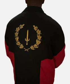 Black American Heritage Flag Coaches Jacket