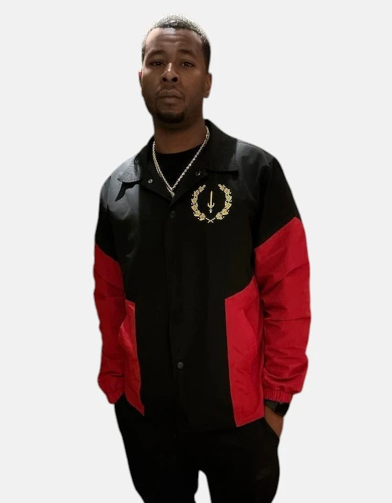 Black American Heritage Flag Jacket