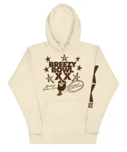 Breezy Bowl Tour Chris Brown Merch Off White Hoodie