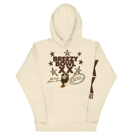 Breezy Bowl Tour Chris Brown Merch Off White Hoodie