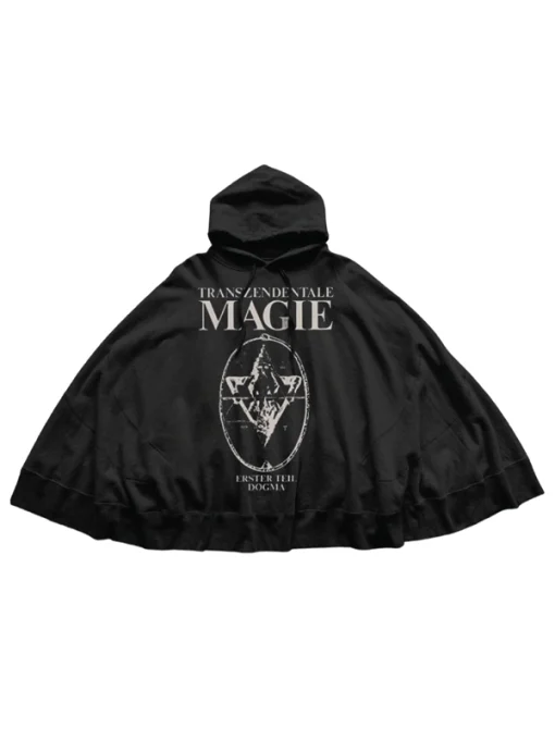 Brotherly love magie cape hoodie black