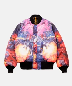 Bumblebee Alpha MA-1 Transformers Bomber Jacket Reversible