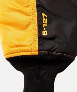 Bumblebee Alpha MA-1 Transformers Reversible Bomber Jacket Yellow