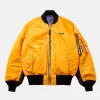 Bumblebee Alpha MA-1 Transformers Reversible Jacket