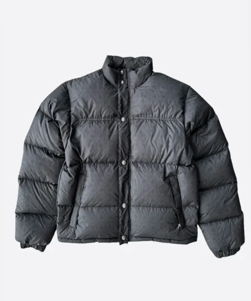 Chrome Hearts Black Cross Jacquard Puffer Jacket