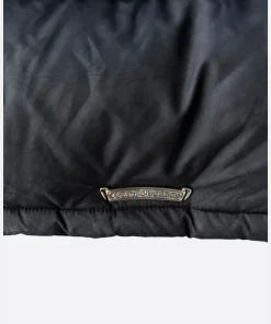 Chrome Hearts Black Cross Jacquard Puffer Jacket Unisex