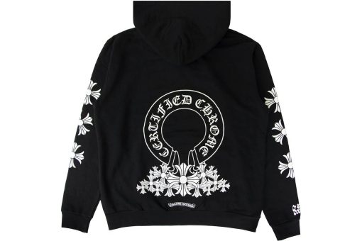 Chrome hearts x drake certified lover boy hoodie black miami exclusive